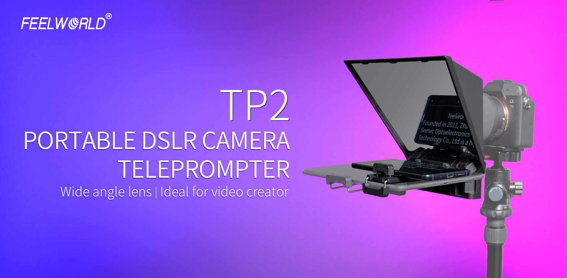 Prijenosni teleprompter Feelworld TP2 za pametni telefon/tablet/DSLR