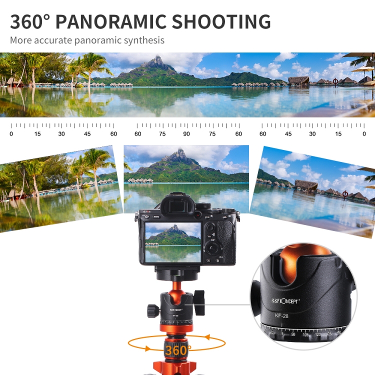 K&F CONCEPT KF09.089V1 Stativ za kameru Aluminijski Monopod za stativ za Vlog putovanja DSLR - 5