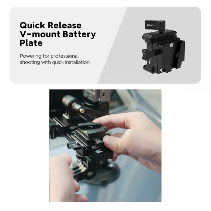 MOVMAX Quick Release V-Mount baterijska ploča