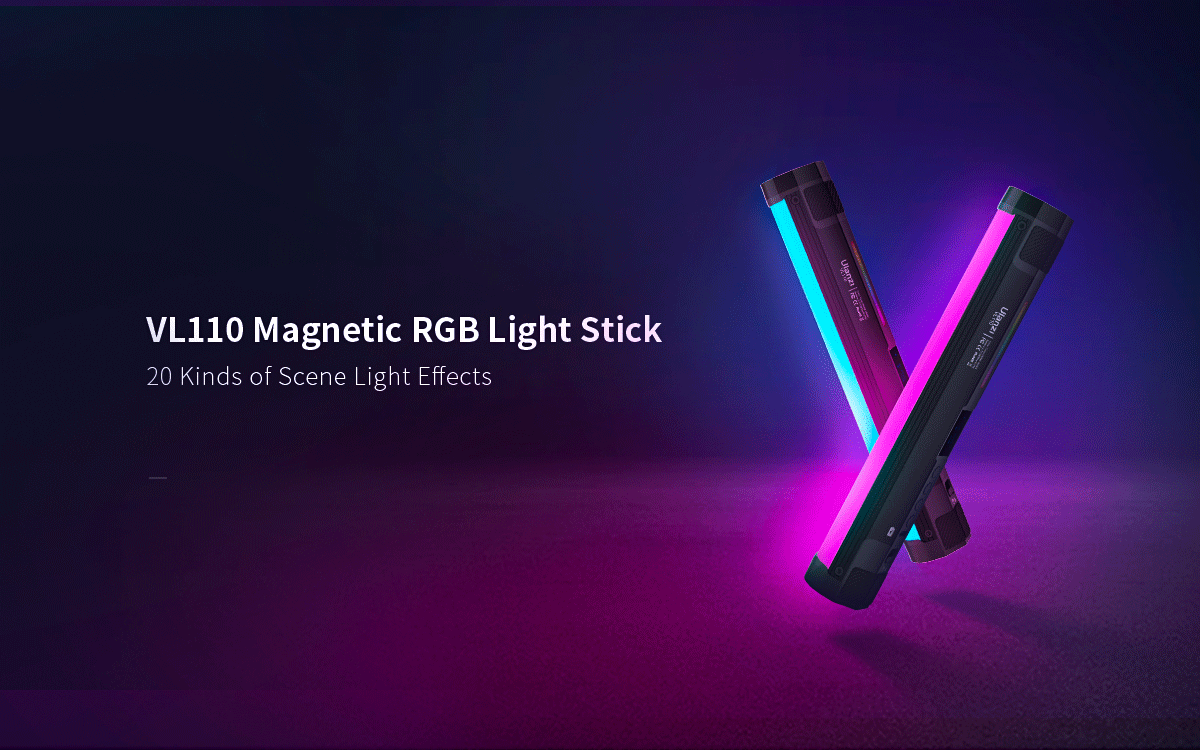 Ulanzi VL110 Magnetna RGB LED cijevna svjetiljka (9,4")