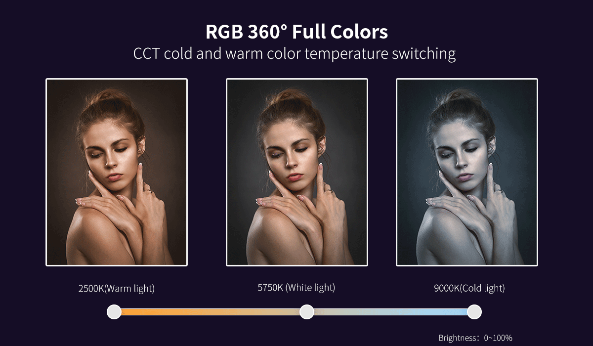 Ulanzi VL110 Magnetna RGB LED cijevna svjetiljka (9,4")