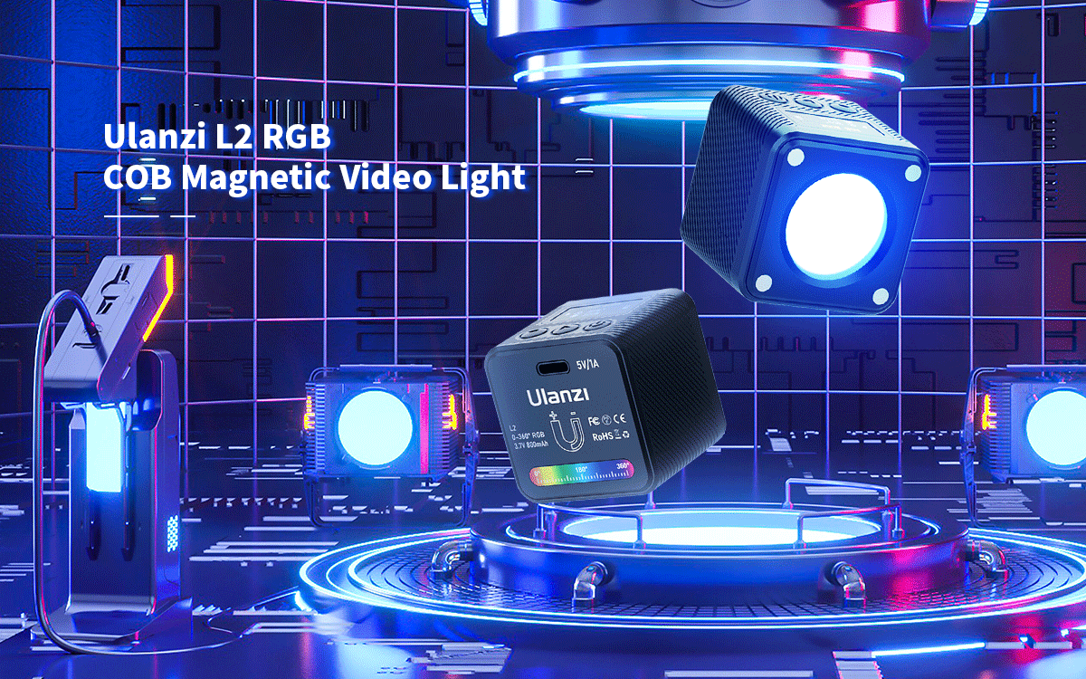 Ulanzi L2 RGB COB magnetsko video svjetlo