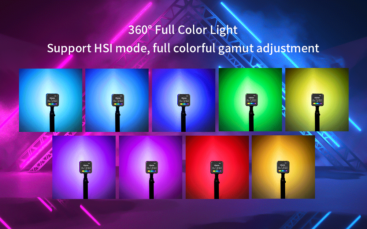 Ulanzi L2 RGB COB magnetsko video svjetlo