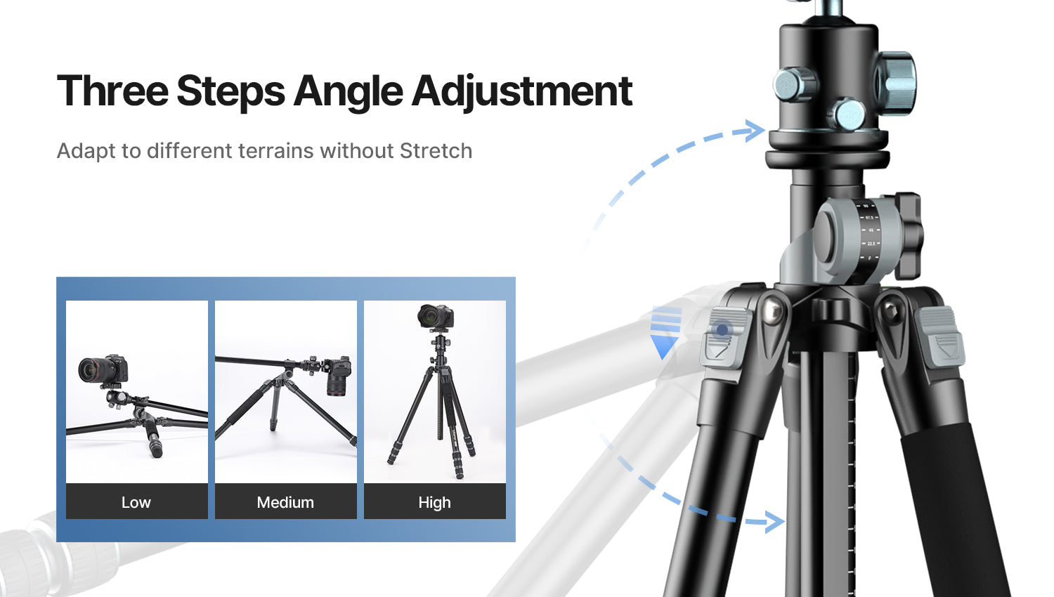 Ulanzi MT-59 vi&scaron;enamjenski monopod za kameru od legure aluminija