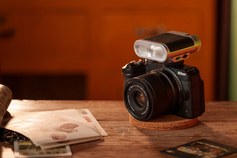 Bljeskalica fotoaparata u retro stilu
